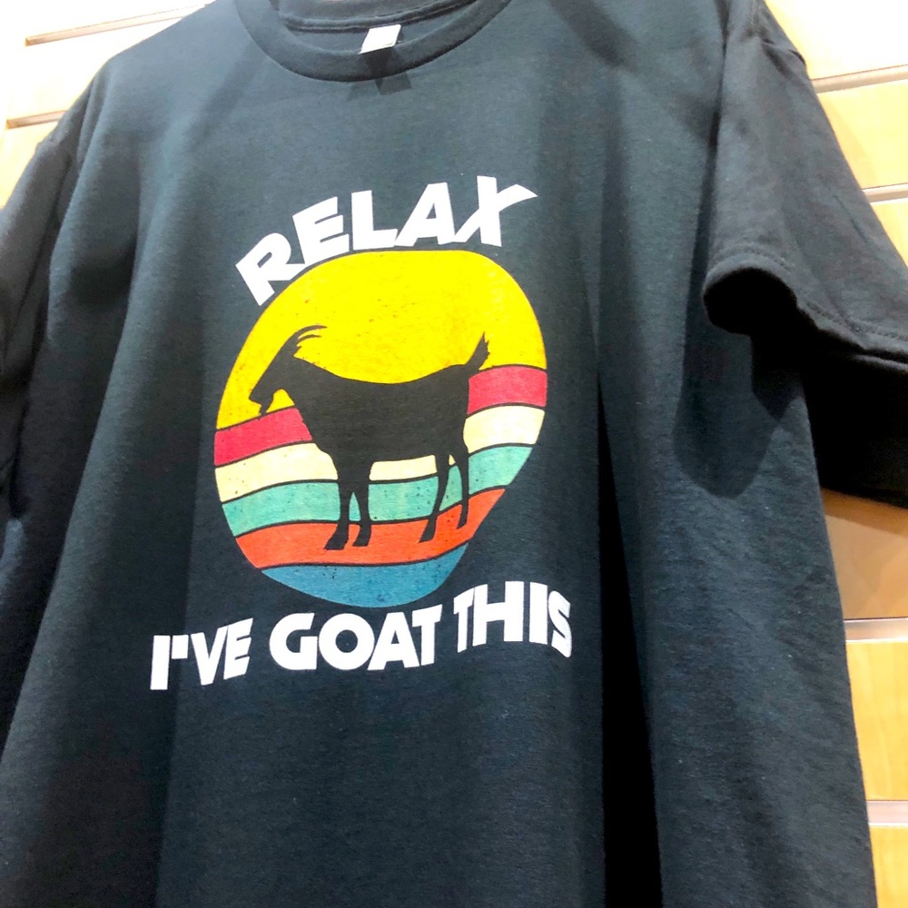 Custom T-shirts! House brands are Comfort Colors, Jerzees, Gildan, Bella Canvas.